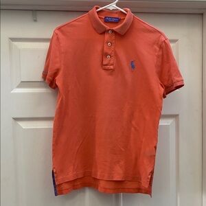 Ralph Lauren Purple Label Orange Polo Shirt